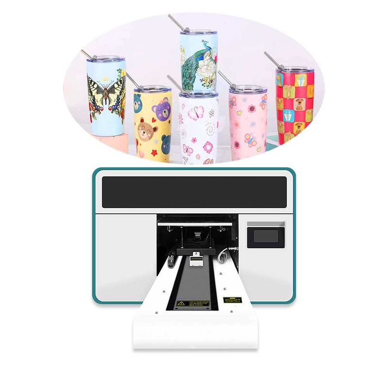 Mini UV Hybrid Printer Acrylic A3 Uv Printing Machine Standard CMYKWV Colors