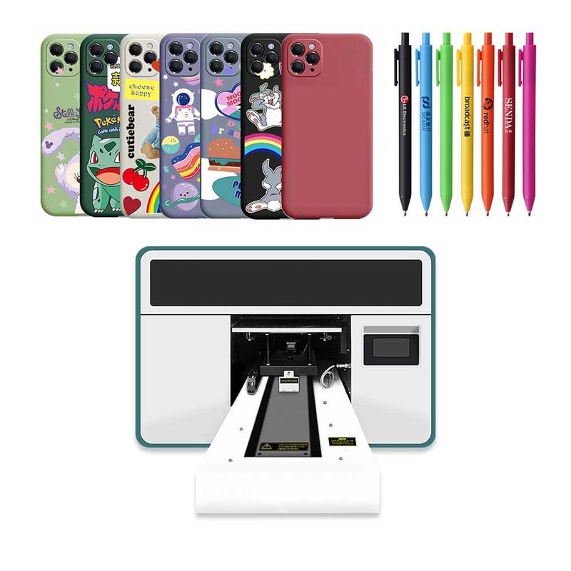 Leather A3 Size UV Hybrid Printer Uv Flatbed Inkjet Printers 3D Printing Machine