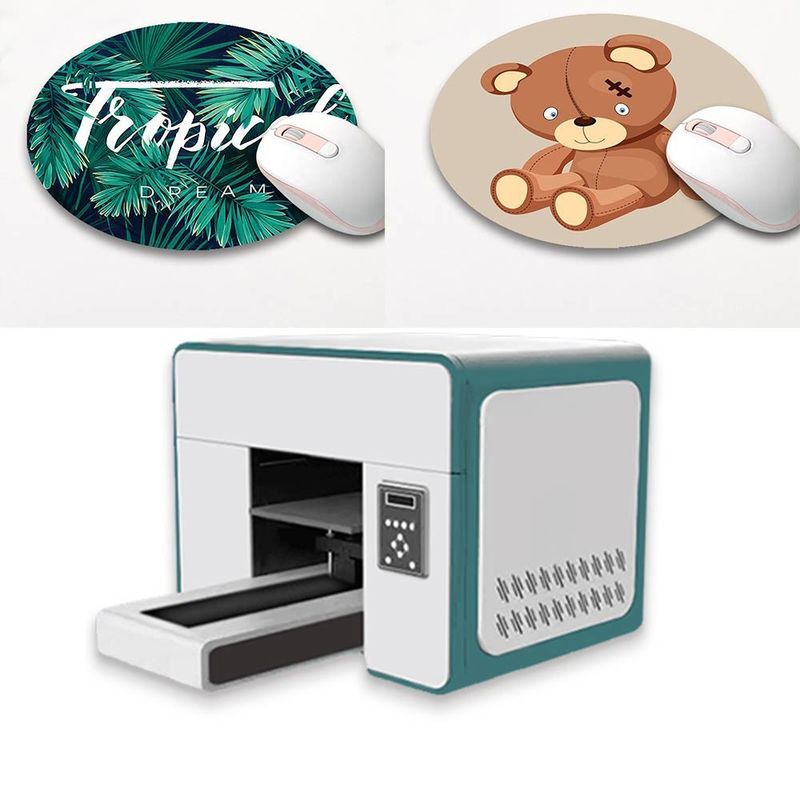 Mini Digital A3 UV Printer A3 Desktop Uv Inkjet Printers Multi For Label Sticker