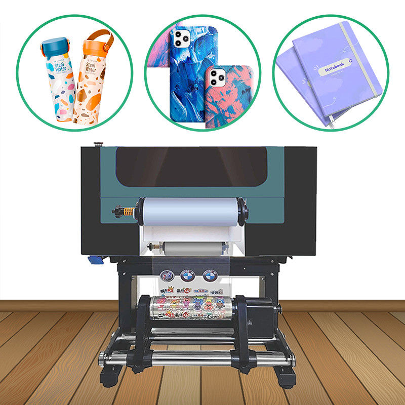 30cm Uv Dtf Transfer Printer Xp600 Head Uv Dtf Roll To Roll Printing Machine