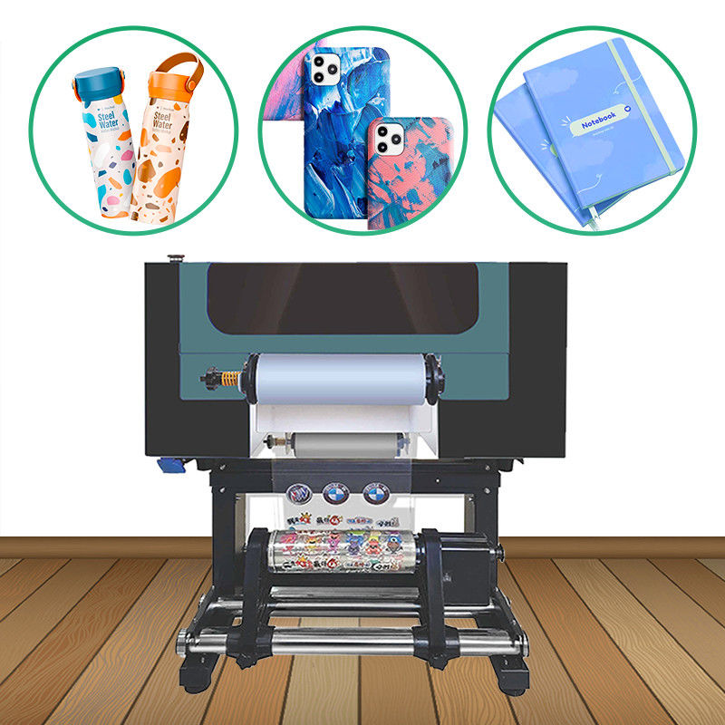 300mm Roll To Roll Uv Printer Dtf All In One Dtf Printer With 2 Xp600 Heads