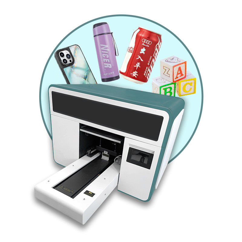 Hybrid UV Inkjet Printer LED Flatbed Inkjet Printer For Rigid And Soft Material Printing