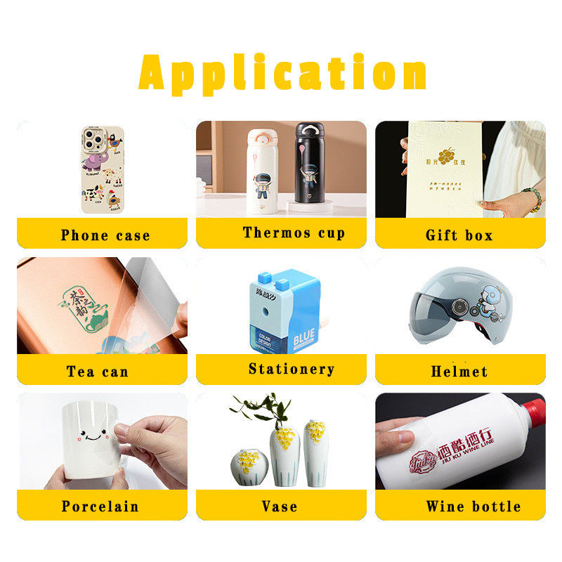 Factory 30CM UV DTF A3 F1080 Head Printer Sticker Inkjet CMYK White UV DTF Printer With Laminator