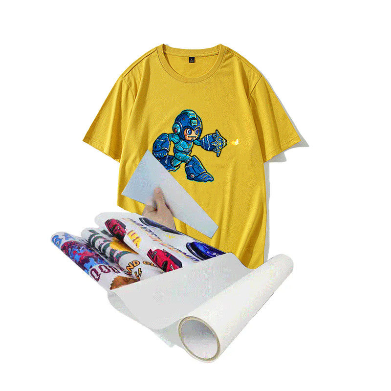 A3 Heat Transfer Vinyl Sheets Cold Peel Heat Press PET Film For DTF Printer