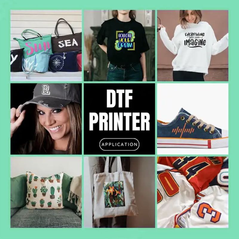 A3 PET Film Printer DTF T-Shirt Printing Machine With Shaking Powder Machine for Tow Head
