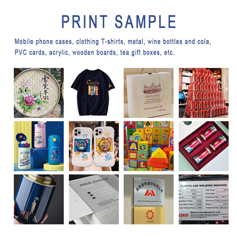 A3 Size Printing Width A3 UV Printer With K/C/M/Y W V Ink Color And Max Speed 3m2