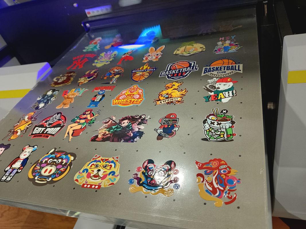K/C/M/Y W V Ink Color A3 UV Printer with S1-HD Print Head and 300x475mm Platform Size