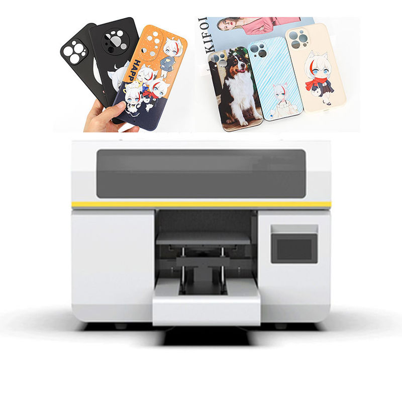 A3 Size Printing Width A3 UV Printer With K/C/M/Y W V Ink Color And Max Speed 3m2