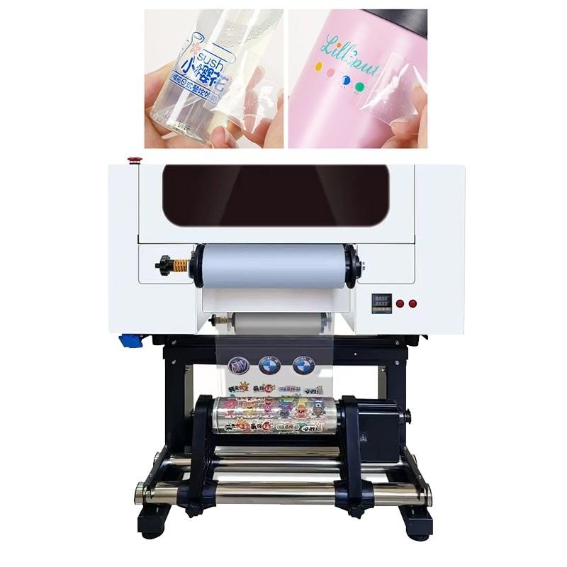 High Resolution DTF Transfer Film Printer With CMYK W＋Ｖ Ink Color Multiple Rip Interfaces