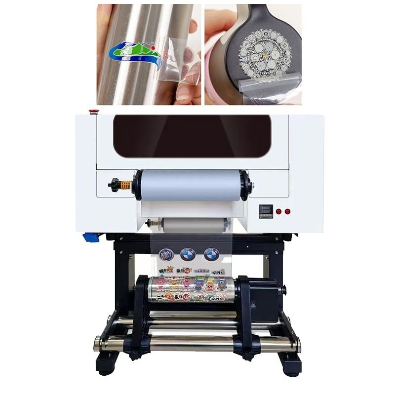 300mm Width UV DTF Printer With 20ml/Sqm Ink Consum For High Volume Printing