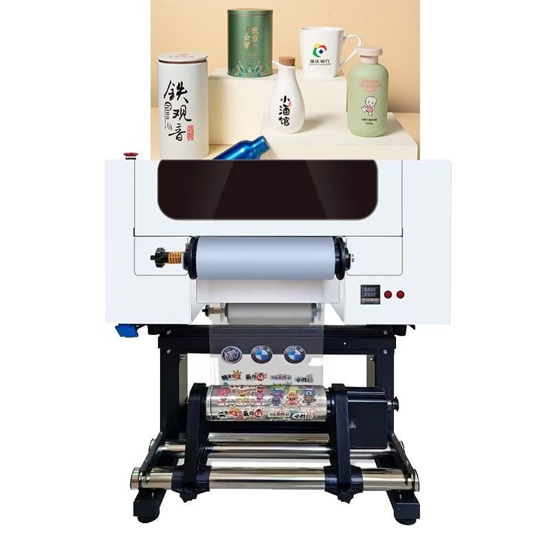 A3 UV DTF Printer T-Shirt Film 30CM UV DTF Printer With Powder Shaker