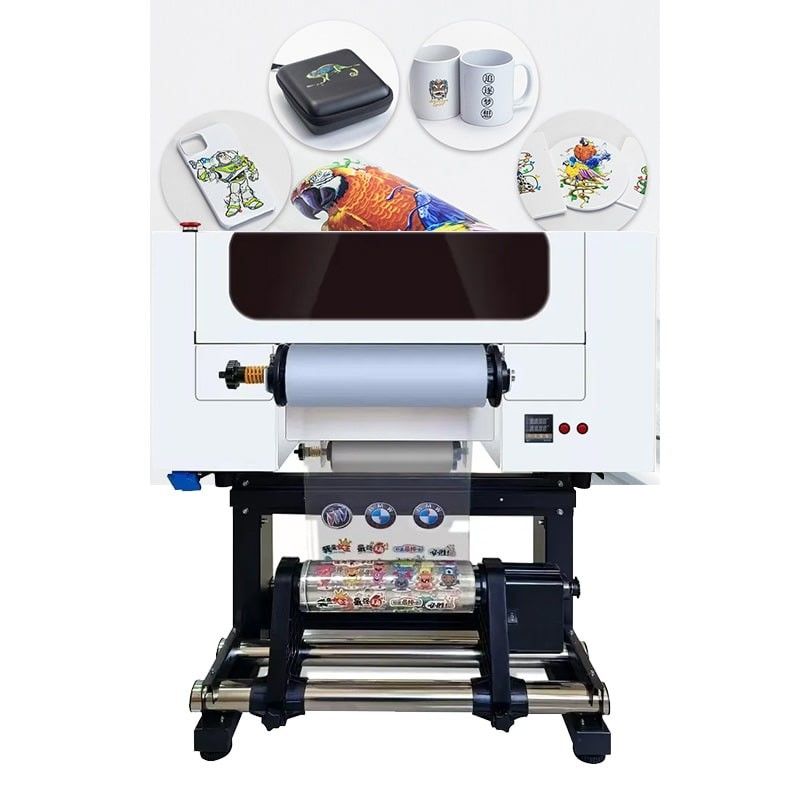 Digital UV DTF 2 F1080 Head Printer Two in One 30cm/60cm Printing Width