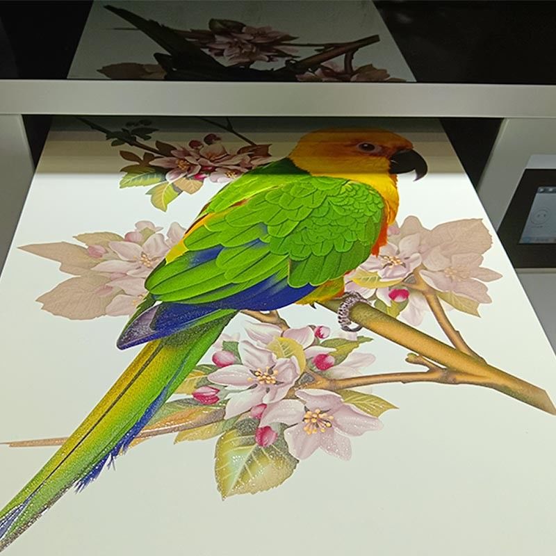 UNI-A3 Flatbed UV Printing Machine With UV Ink 8 Colors Printer
