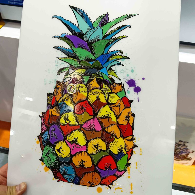 UV Printer In A3 Printing Width For Bottle / PVC / Film Printing For Customized Design Applications