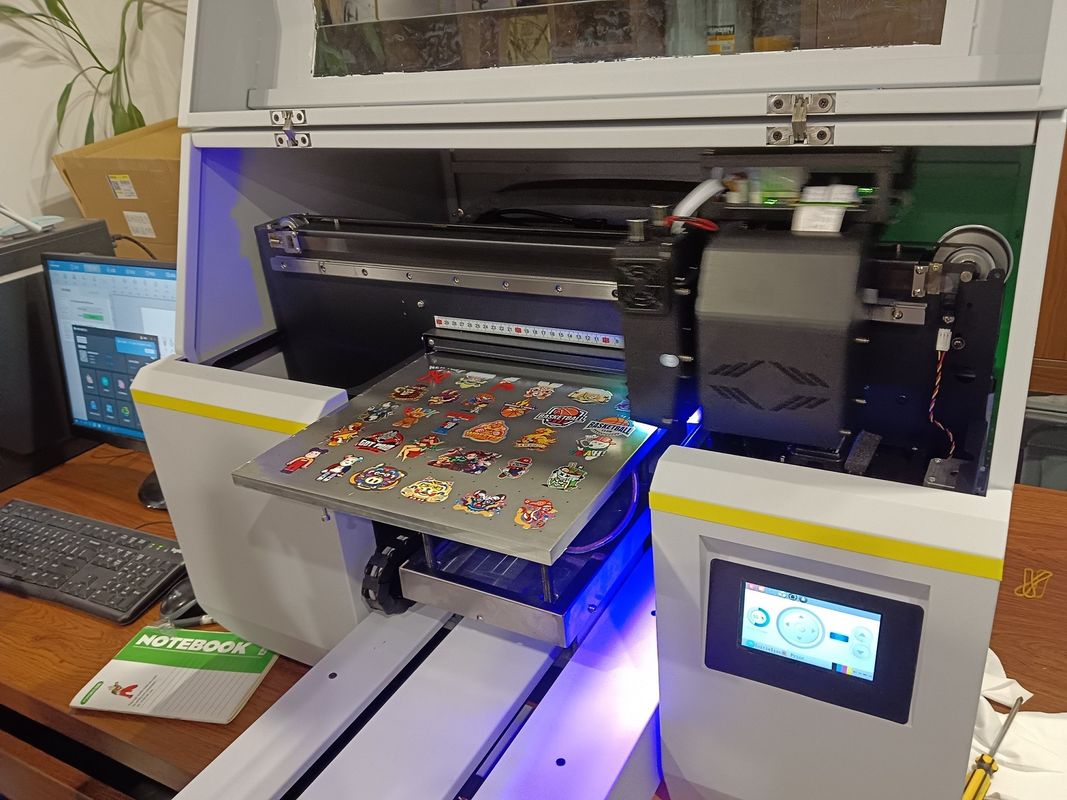 Small Size A3 UV Hybrid Mobile Phone Cover Printing Machine With Single Head