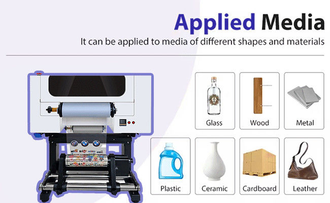 Digital UV DTF 2 F1080 Head Printer Two in One 30cm/60cm Printing Width