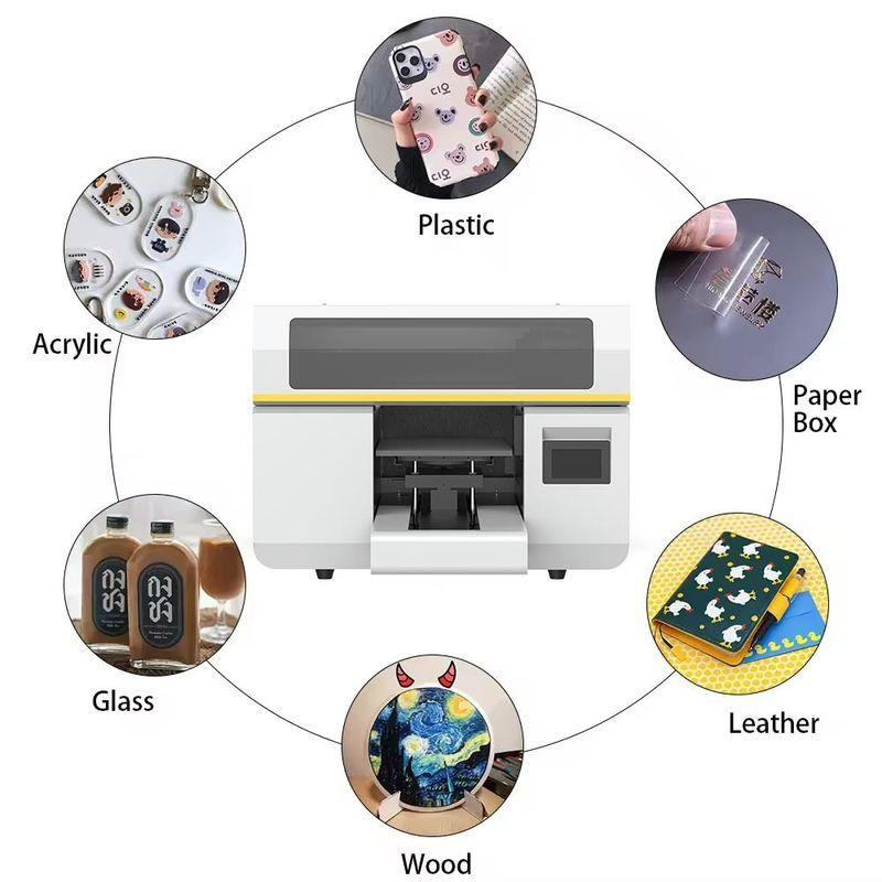 A3 UV Printer / digital UV Printer A3 Size Can Print 3 Type Printing Model