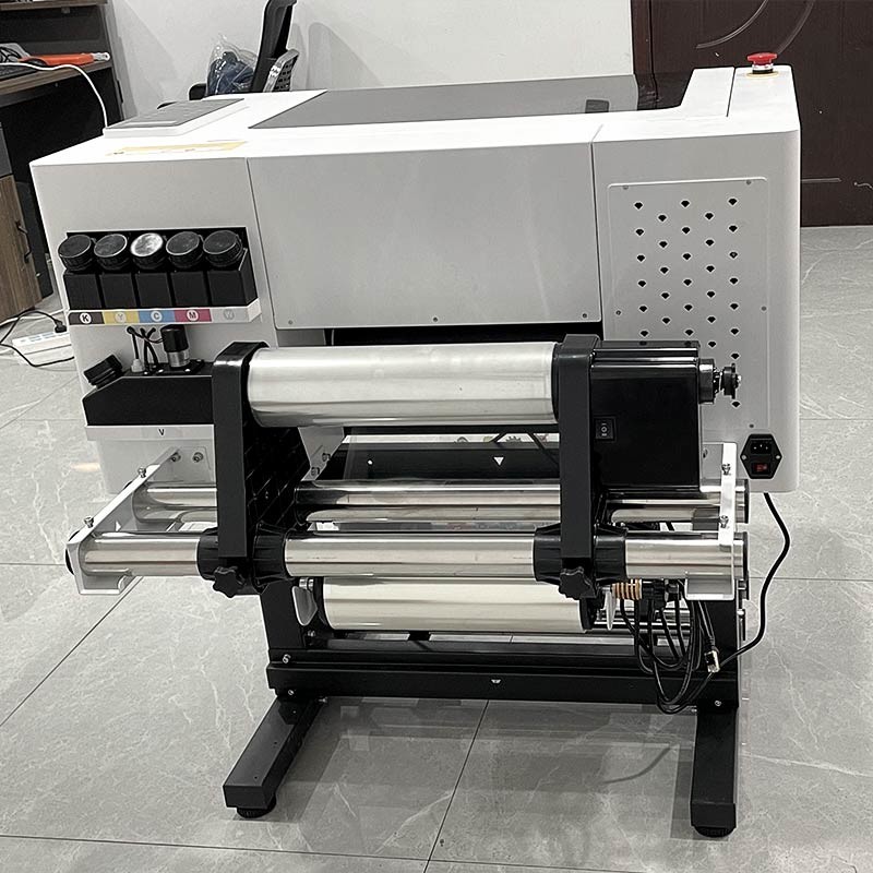 A3 UV DTF Printer Roll to Roll Pet Film 30CM UV DTF Printer With Powder ...
