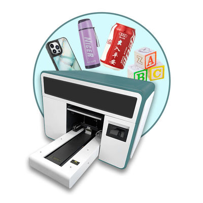 Hybrid UV Inkjet Printer LED Flatbed Inkjet Printer For Rigid And Soft Material Printing