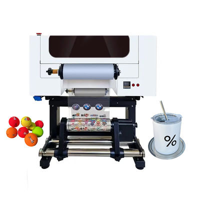 30CM UV DTF Printer with Two Head A3 UV DTF for Bottle Acrylic Plastic