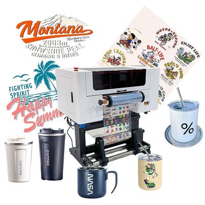 2024 Popular A3 Roll UV DTF Printer 30cm UV DTF Printer Crystal Label Sticker Printing