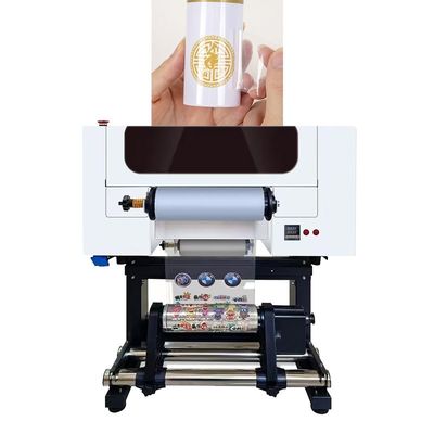 300mm UV Printer With 2*F1080 Printheads Support CMYK+W+V Bright And Colorful