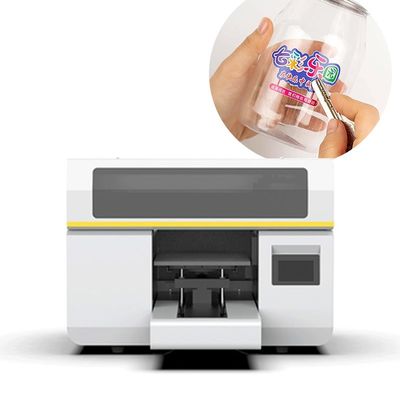 Flatbed UV Printing Machine with Single 8 Channel Printhead in A3 Size