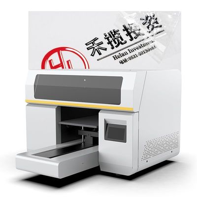 300x475mm Platform UV Roll Printer With I3200 Printhead Printer For T - Shirt Bottles Phone Case