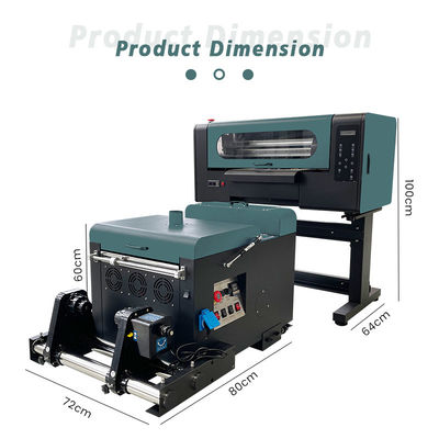 Digital DTF PET Film Printer With Double Epson F1080 Heads Cloth Printing