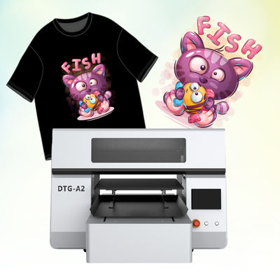 White Ink DTG A2 Printer Direct To Garment Machine For Bags , Hats & Fabric Printing