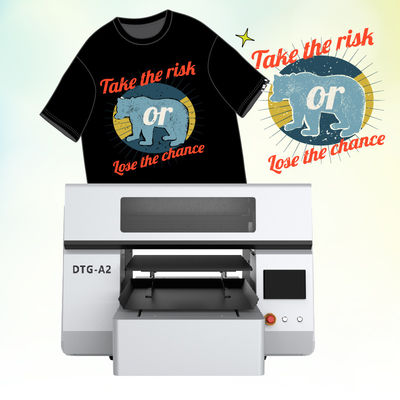 Top 2025 DTG Printer For Garment  4 Colors 1 White Direct To Garment Printer