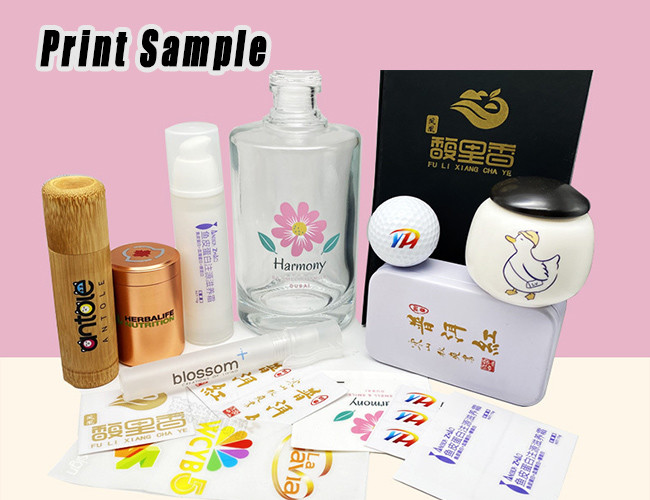 High Resolution UV DTF Printer 300mm Uv Dtf Machine For Bottle Acrylic Plastic 0